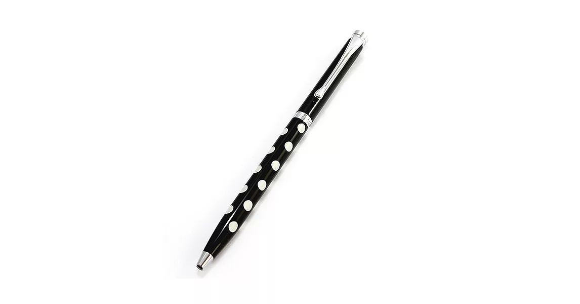 MITIQUE美締克 Oriental 東方美系列 尊爵黑小圓點白夾原子筆