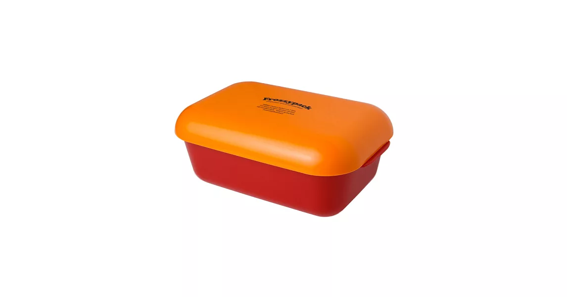 瑞典Frozzypack 保鮮餐盒-快樂系列/橘子-紅/單一尺寸