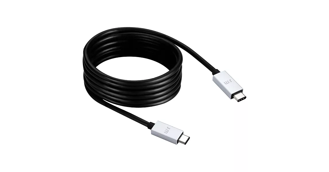 Just Mobile AluCable 鋁質USB-C to USB-C 2米連接線