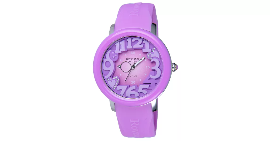 Roven Dino羅梵迪諾   漫步星雲時尚輕質量腕錶-紫