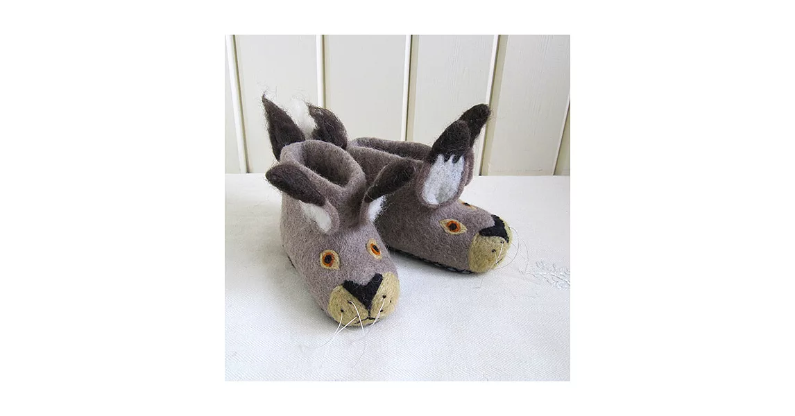英國sew heart felt放牧小羊羊毛氈鞋 (嬰兒鞋/彌月禮)--哈利兔13哈利兔