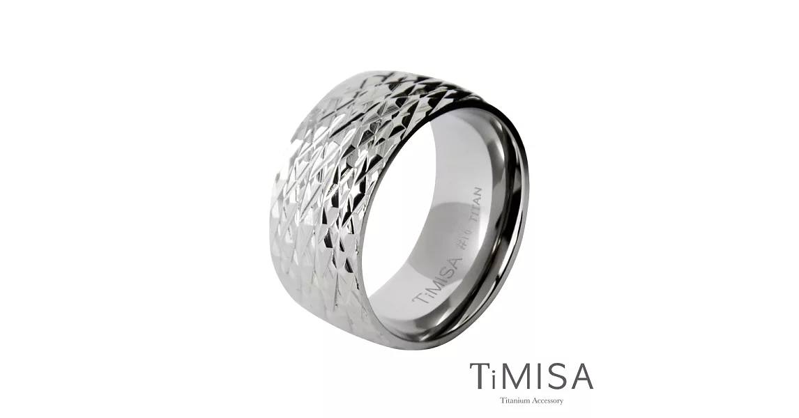TiMISA《永恆閃耀》寬版 純鈦戒指