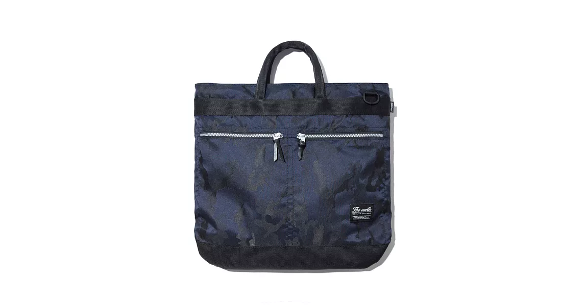 韓國包袋品牌 THE EARTH - J.Q HELMET BAG (Navy) SHADOW系列 兩用包 (藍迷彩)