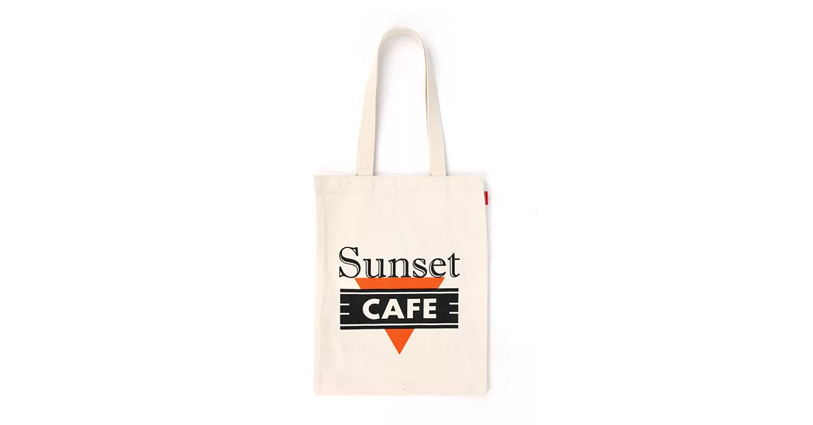 韓國包袋品牌 THE EARTH - SUNSET CAFE ECO BAG 耐磨帆布包系列 圖像包