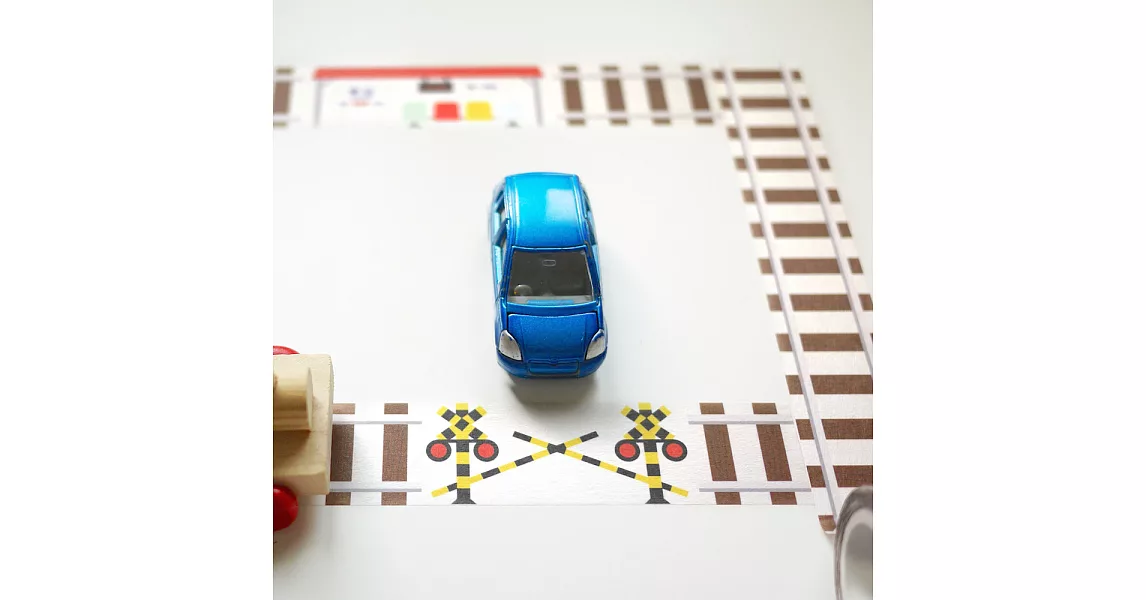 Baby island*鐵道系列紙膠帶：鐵路