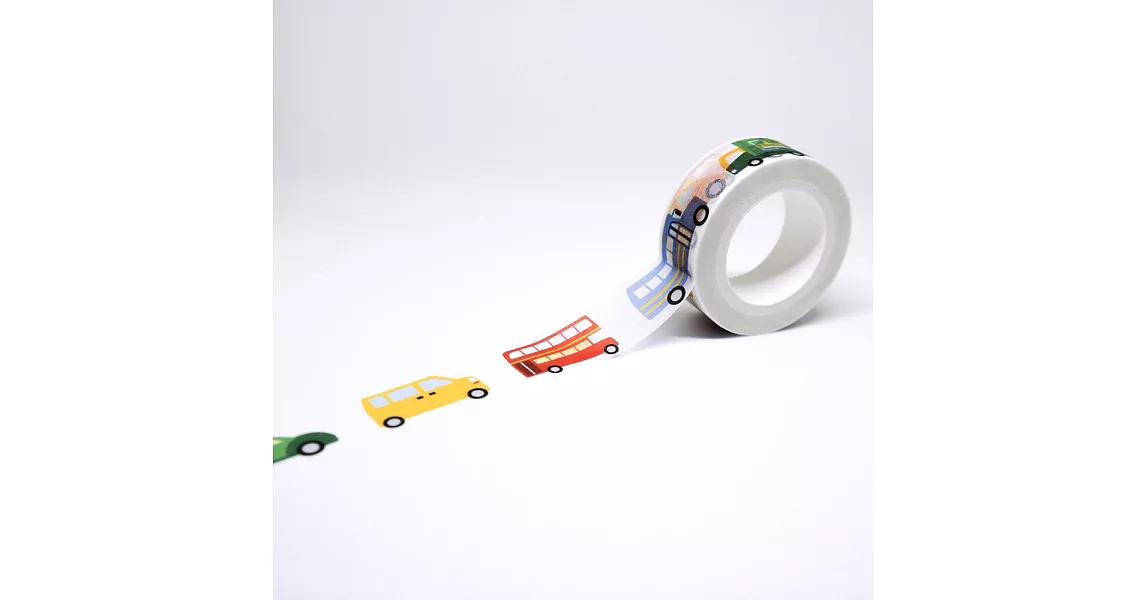 Baby island*道路系列紙膠帶：小車子