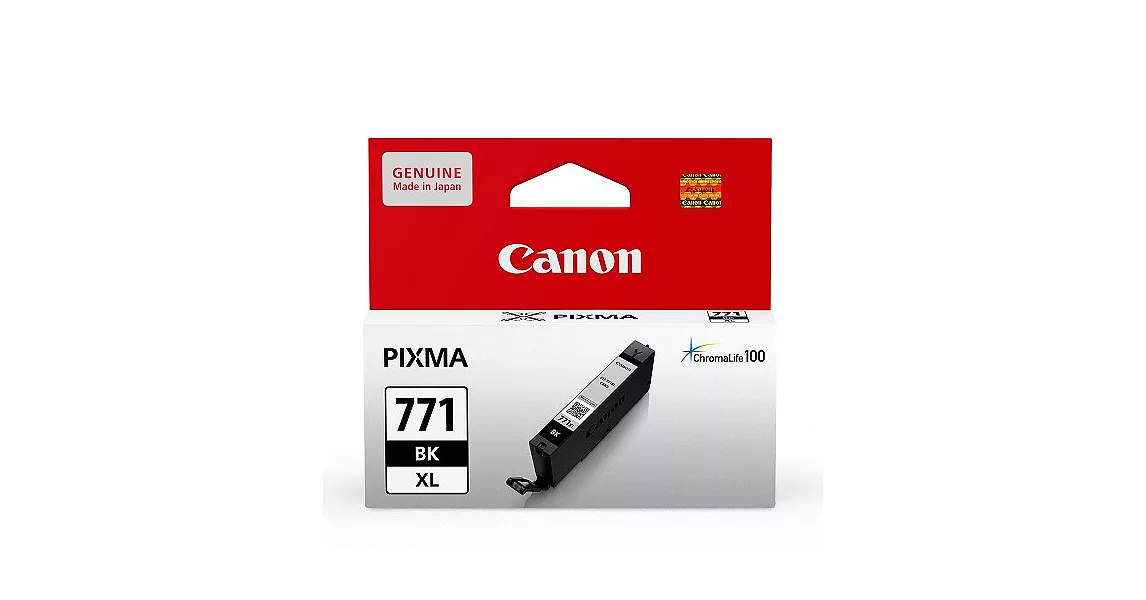 CANON CLI-771XL-BK 原廠淡黑色高容量墨水匣