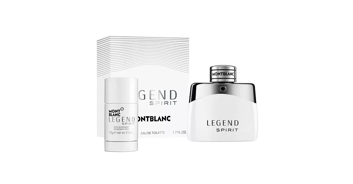 【Mont Blanc 萬寶龍】傳奇白朗峰男仕淡香水50ml(加贈體香膏75g)