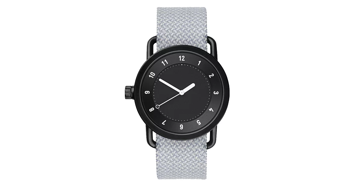 TID Watches No.1 Black 黑底x灰白色腕錶/40mm