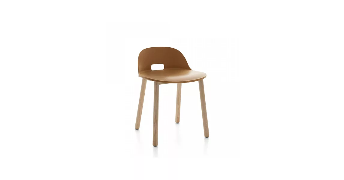 Emeco Alfi 低背單椅（沙黃）