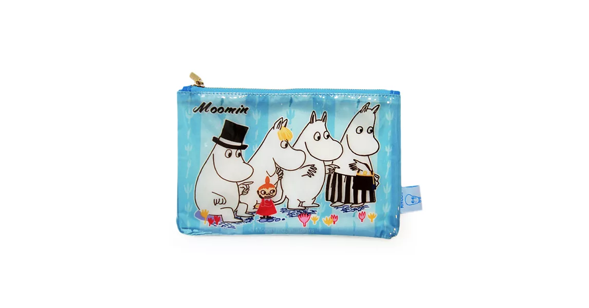 20*13CM MOOMIN收納袋 藍色