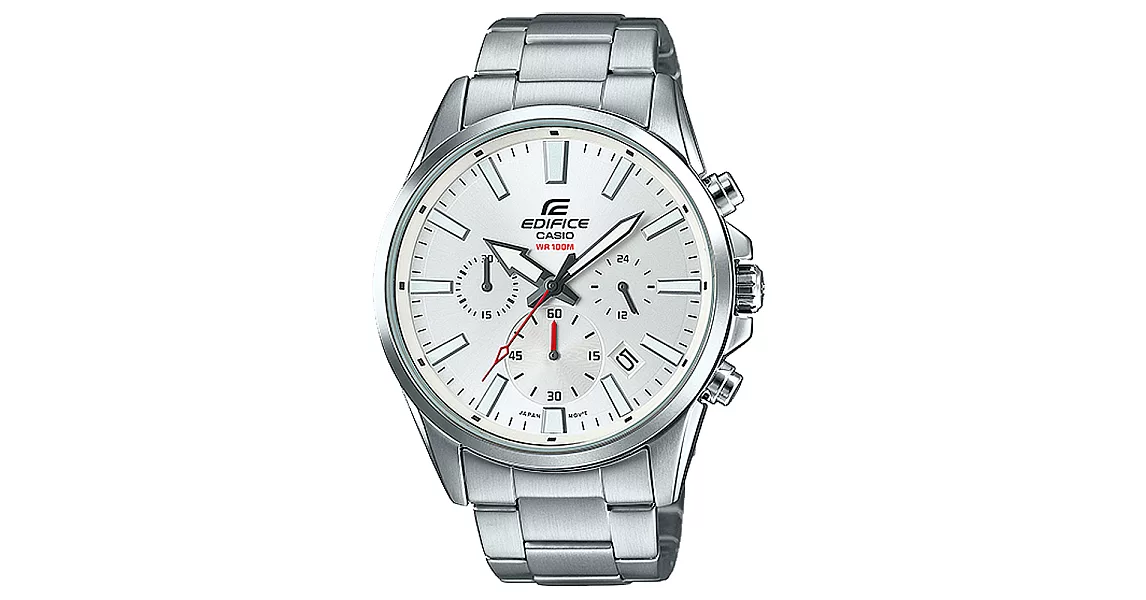 CASIO EDIFICE 爵士風範三眼賽車腕錶-EFV-510D-7AVUDF