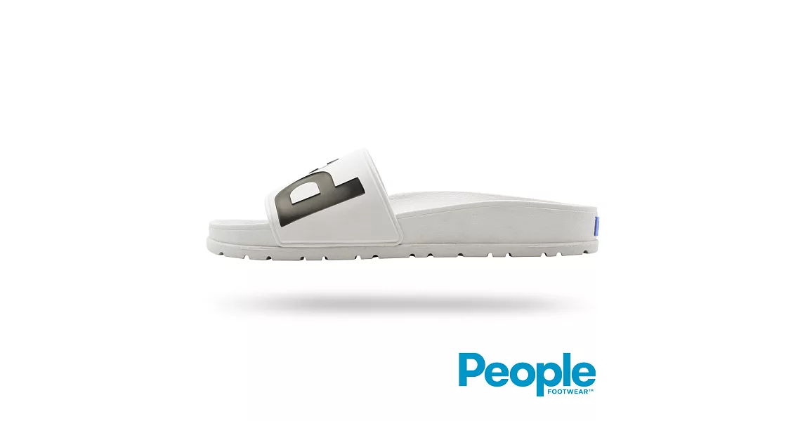 People Footwear - The Lennon Slide Logo 拖鞋US4白色