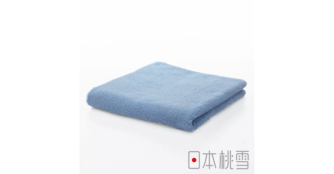 日本桃雪【居家毛巾】共6色-藍色