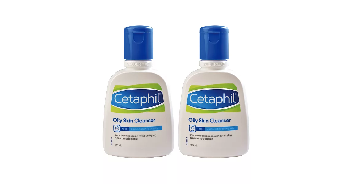 Cetaphil舒特膚 溫和潔膚乳(油性肌膚專用)125ml(二入組)