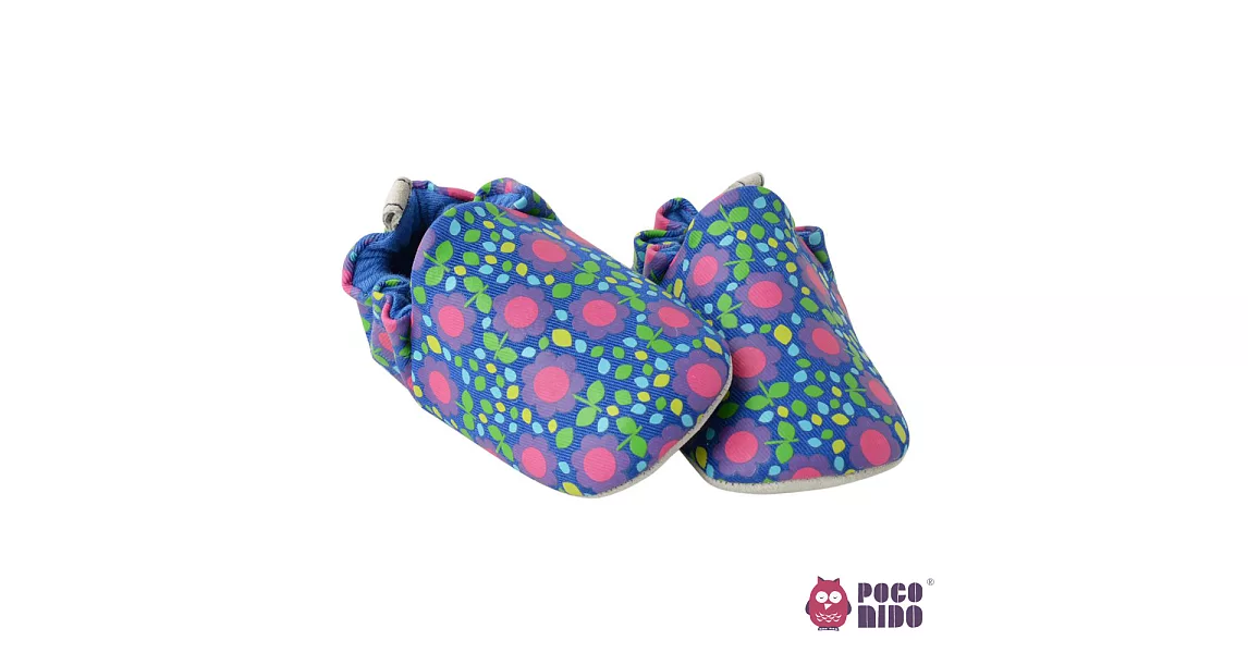 英國 POCONIDO 純手工柔軟嬰兒鞋 (古典小花)0-6個月