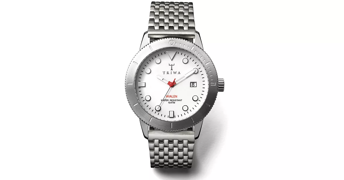 【TRIWA】HVALEN系列IVORY時尚手錶 (銀 HVST103-BR021212) /北歐設計瑞典品牌