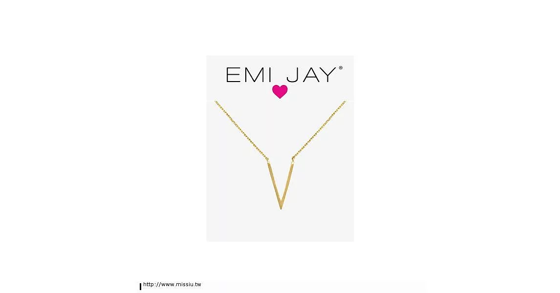 EMI JAY 閃亮系列 - 展望 項鍊  金色