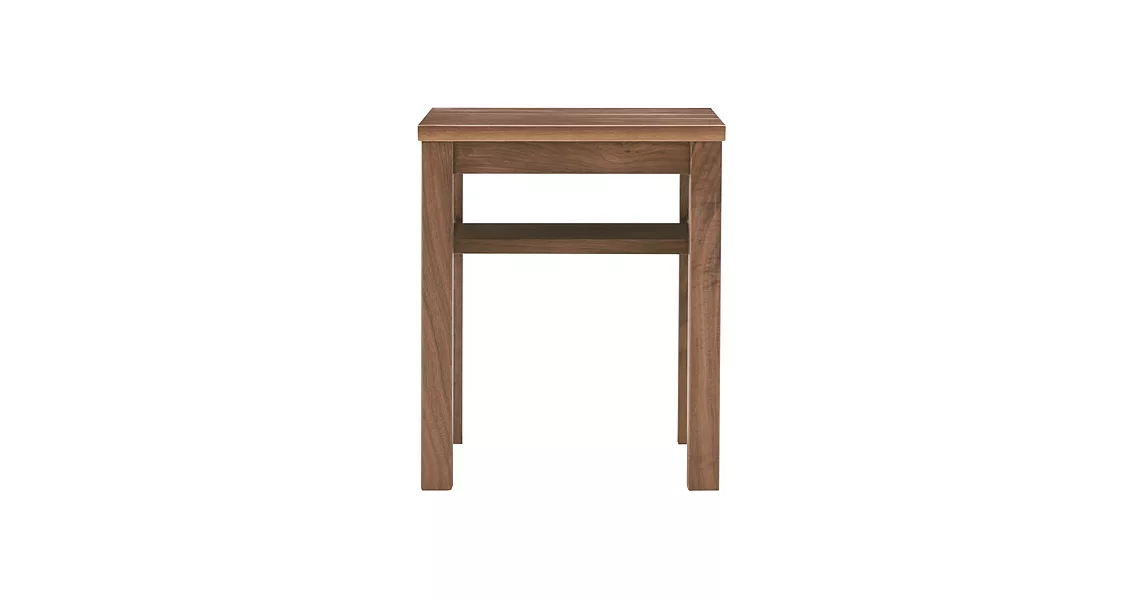 [MUJI無印良品]無垢材桌邊凳/板座/胡桃木