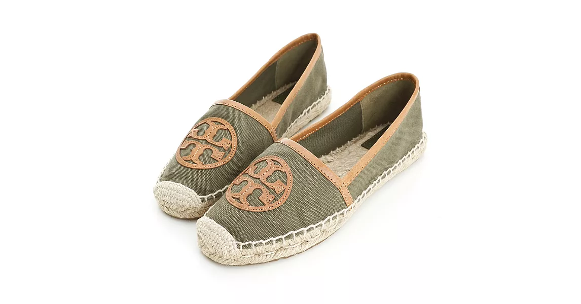 【Tory Burch】Angus 素面麻編平底鞋5Tan 304