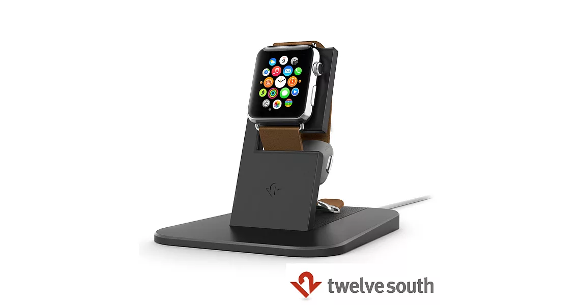 Twelve South Apple Watch HiRise Stand 蘋果智慧手錶充電立架 (黑色)