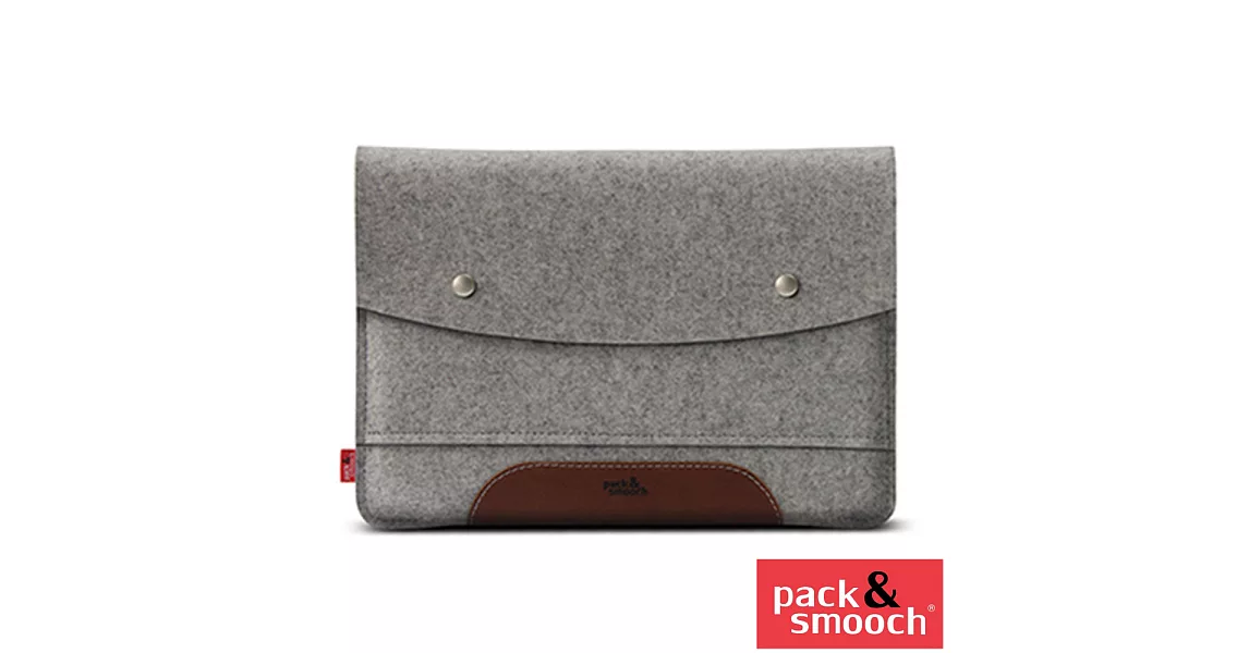 Pack&Smooch Hampshire Apple iPad Pro 12.9 吋手作羊毛氈保護內袋 (石灰/淺棕)