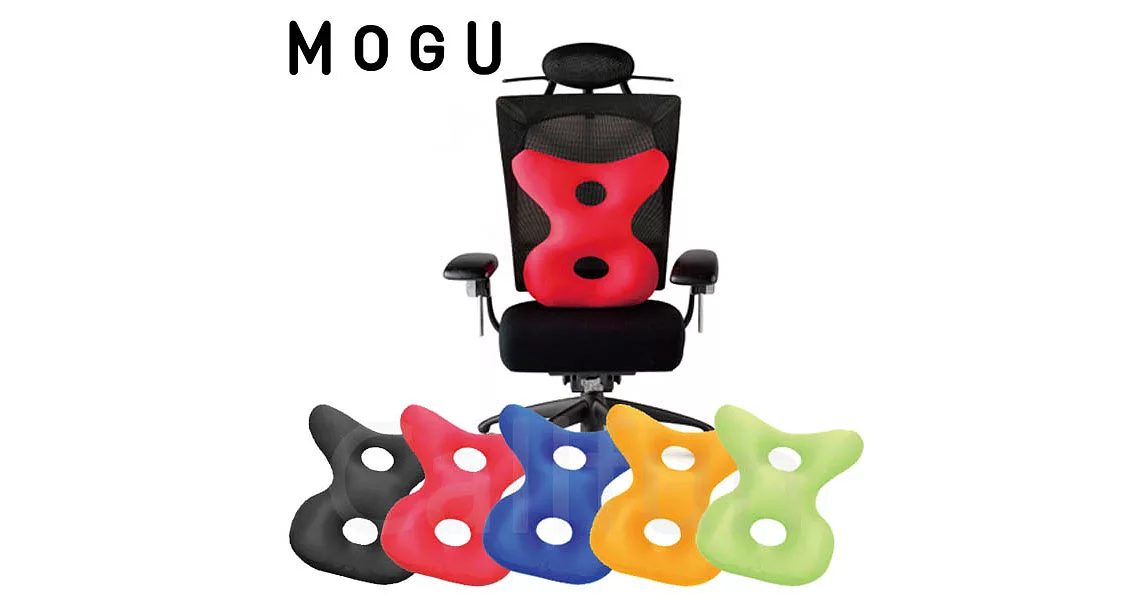 【日本MOGU】高機能變形8支撐靠枕/舒壓靠墊‧日本製黑