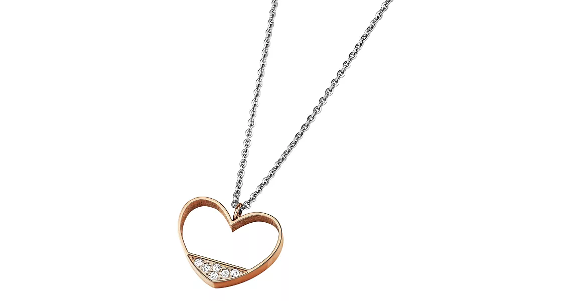 ROYAL DAMON 羅亞戴蒙 愛情升溫(玫瑰金) 項鍊