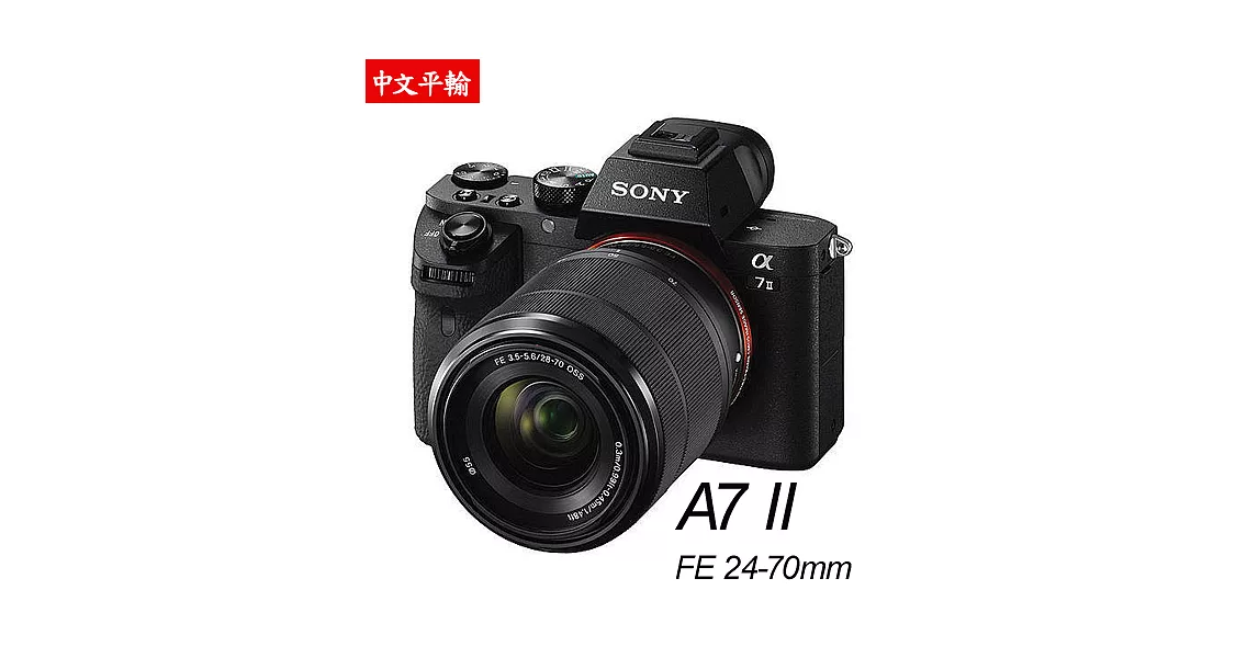 SONY A7II +24-70mm(中文平輸) - 加送副電+大吹求+細毛刷+清潔組+高透光保護貼