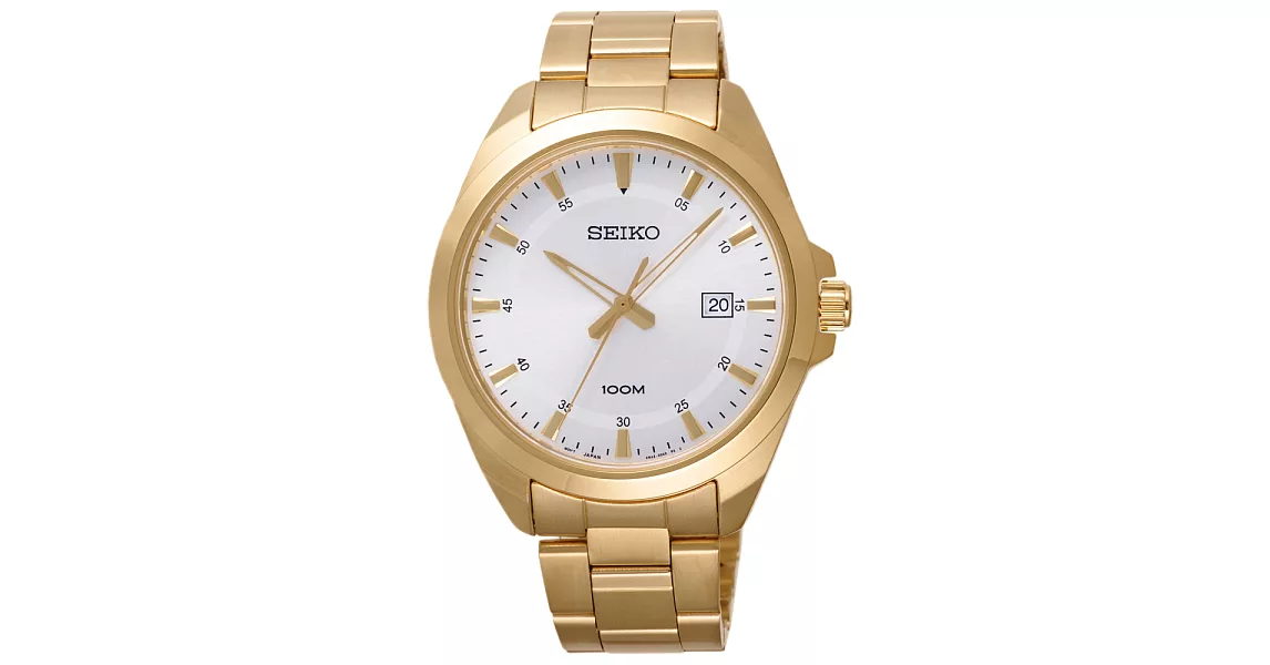 SEIKO 啟動萬象時尚日期腕錶-SUR212P1