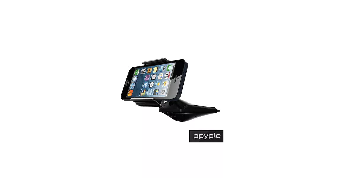 PPYPLE CD-N5 通用型手機固定架黑