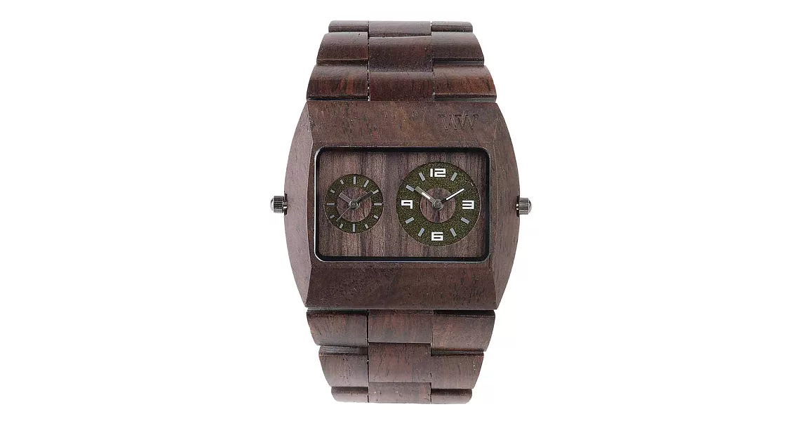 WEWOOD義大利時尚木頭腕錶 雙時區系列JupiterChocolate