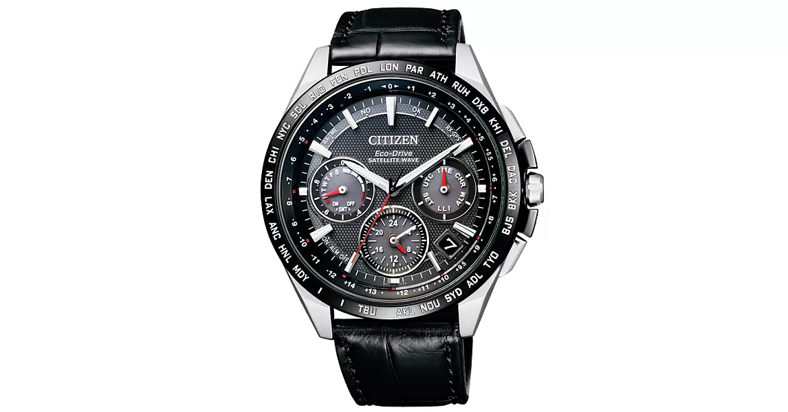 CITIZEN Eco-Drive  宇宙航道衛星對時腕錶-CC9015-03E