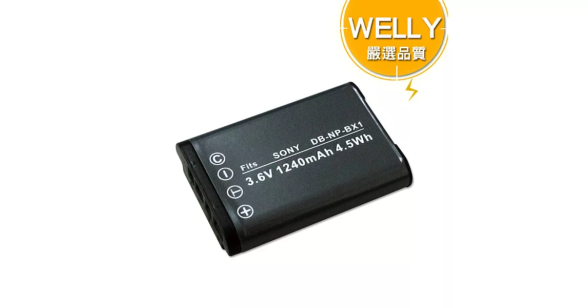 WELLY SONY NP-BX1 / NPBX1 高容量防爆相機鋰電池 WX300 DSC-HX60V HX400V WX350 RX100III