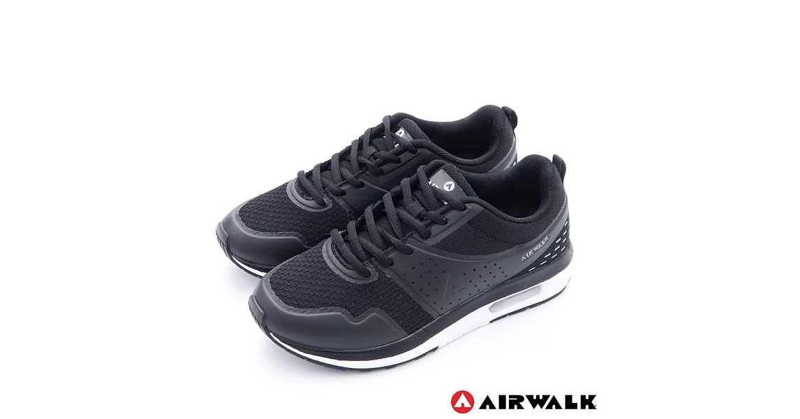 AIRWALK(女)-抛物線 減壓彈力氣墊緩衝運動鞋6.5黑