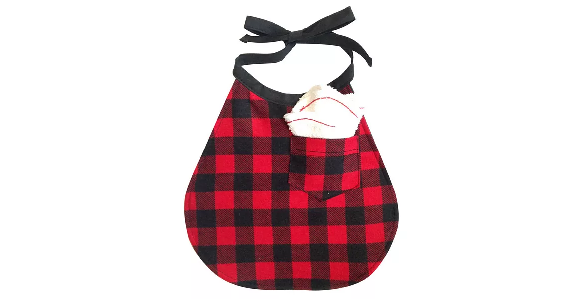 加拿大Electrik Kidz 紅格紋圍兜兜