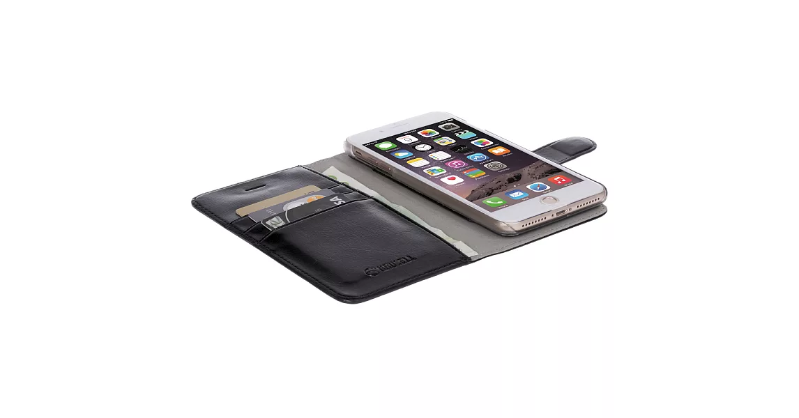 Krusell iPhone 7 / 8 Ekero 2 in 1 多功能人造皮革手機皮套背蓋-黑