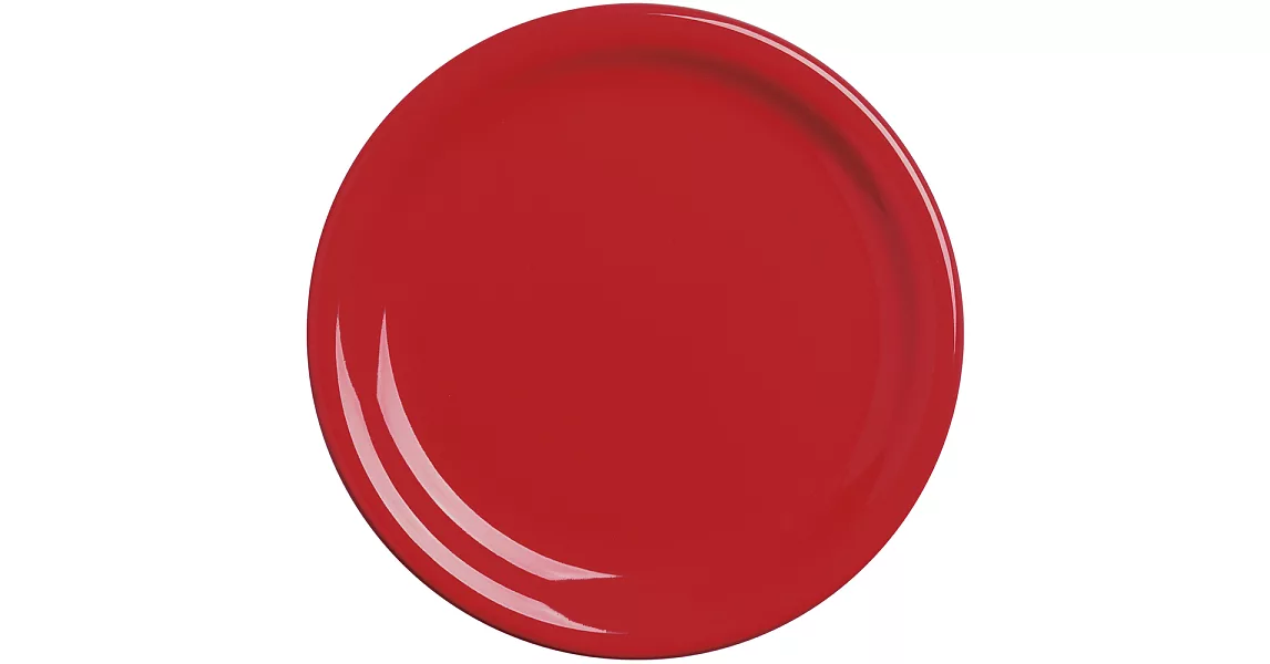 《EXCELSA》Fashion陶製淺餐盤(紅19.5cm)