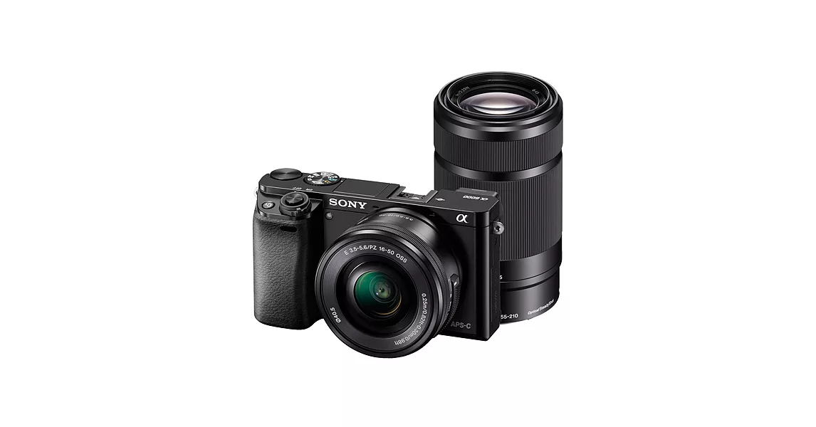 (公司貨)SONY A6000+16-50mm+55-210mm 雙鏡組/黑色