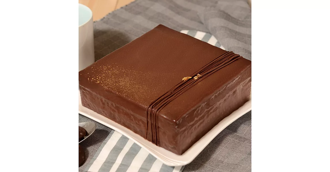 【艾波索】巧克力黑金磚(6吋)
