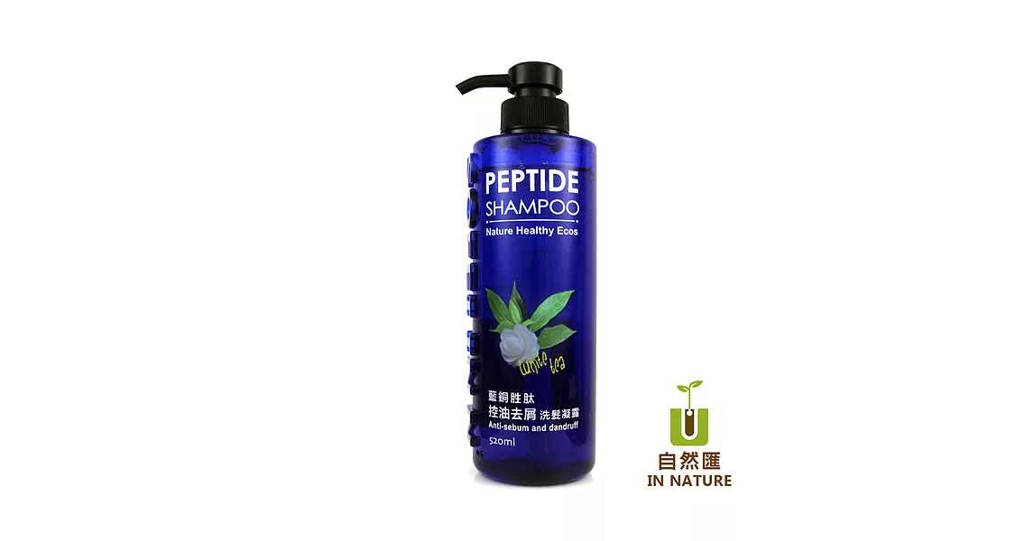 自然滙In Nature 藍銅胜肽控油去屑洗髮凝露 520ml