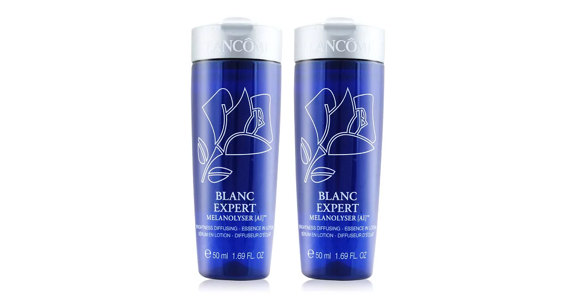 LANCOME 蘭蔻 激光煥白精華玫瑰露升級版(50ML)X2-百貨公司貨