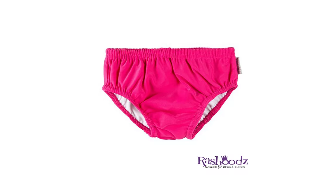 澳洲 RASHOODZ 兒童抗UV防曬游泳尿布褲 (粉紅色)size1