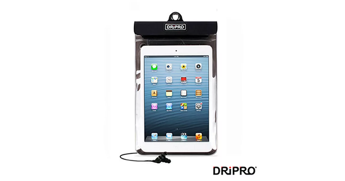 DRiPRO-iPad Mini 專用平板防水袋+耳機組