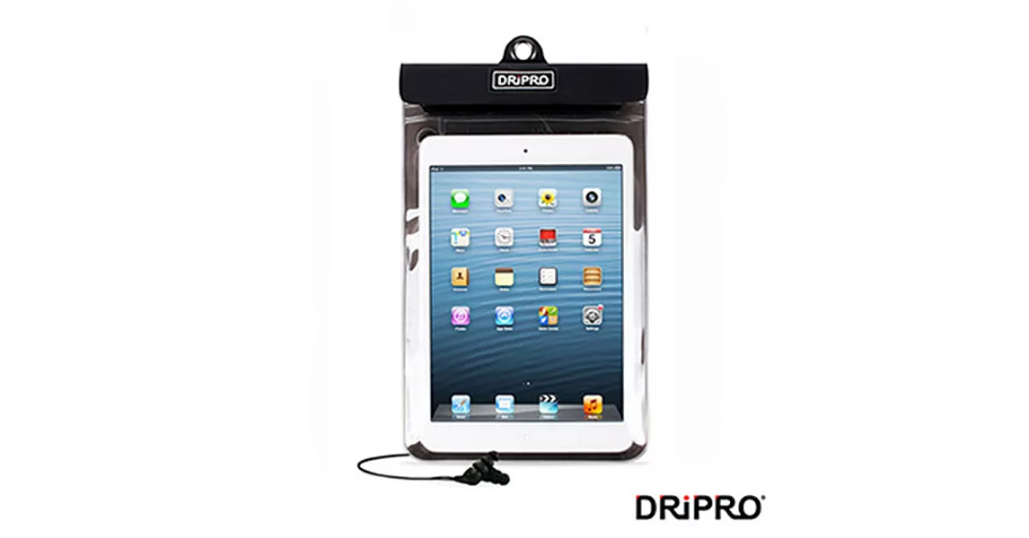 DRiPRO-iPad 專用平板防水袋+耳機組