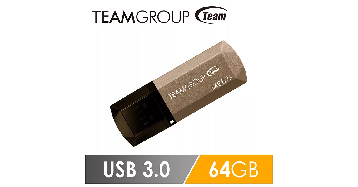 Team USB3.0 C155璀璨星砂碟-琥珀金-64GB