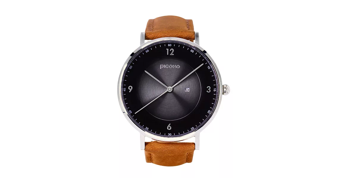 【PICONO】VINYL系列 輕薄簡約真皮錶帶手錶 / VL-6603