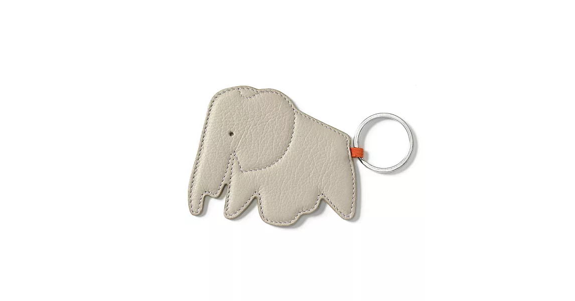 Vitra Eames Elephant Key Ring 大象皮革鑰匙圈（米白）