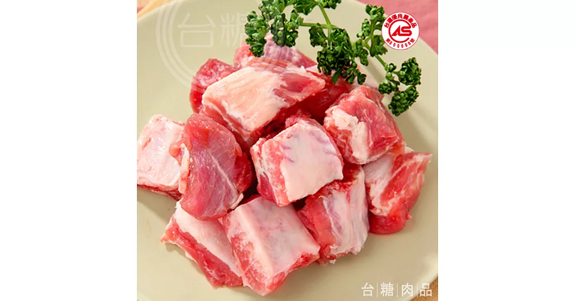 【台糖優質肉品】豬小排肉3kg量販包(CAS認證健康豬肉)