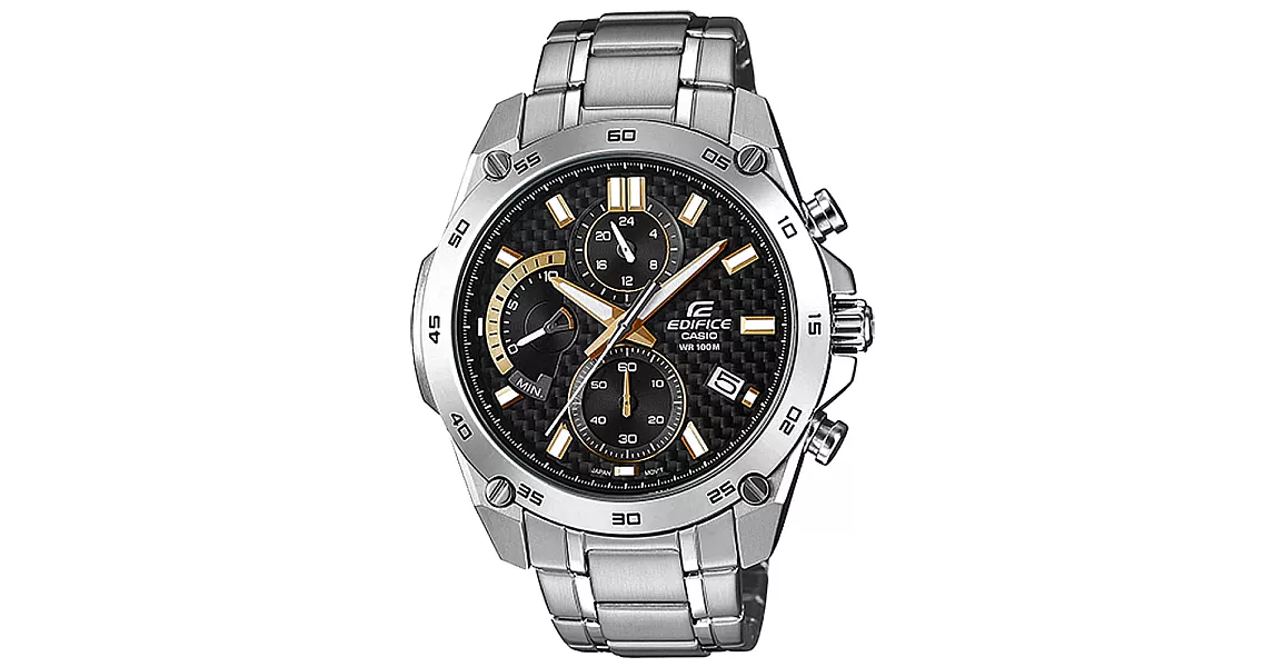 CASIO EDIFICE   速度之星三眼賽車腕錶-EFR-557CD-1A9VUDF